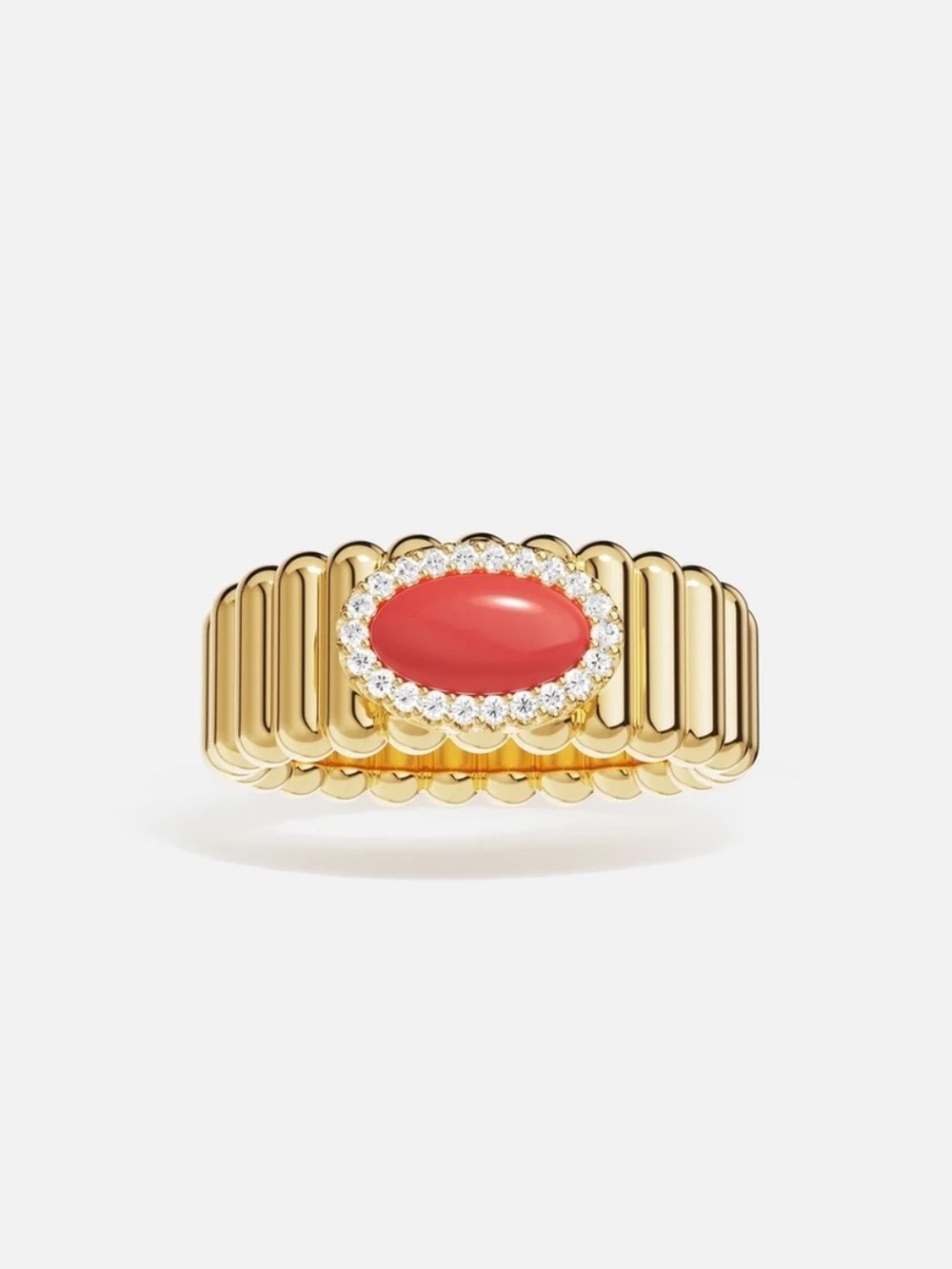 APM Monaco Les Calanques Coral Ring